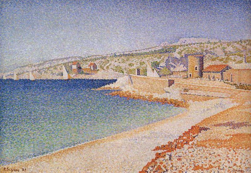 Paul Signac The Jetty at Cassis, Opus China oil painting art